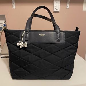 Radley London Navy quilted tote
